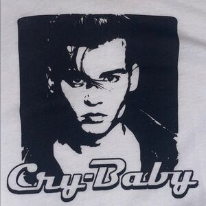 NEW Cry-Baby Graphic Women’s or Men's Shirt - Black and White